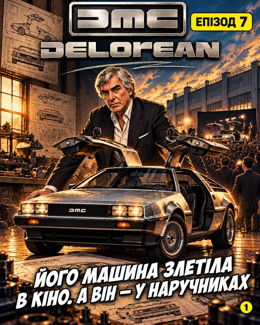Комікс «Делореан. Машина, що злетіла без нього», сторінка 1