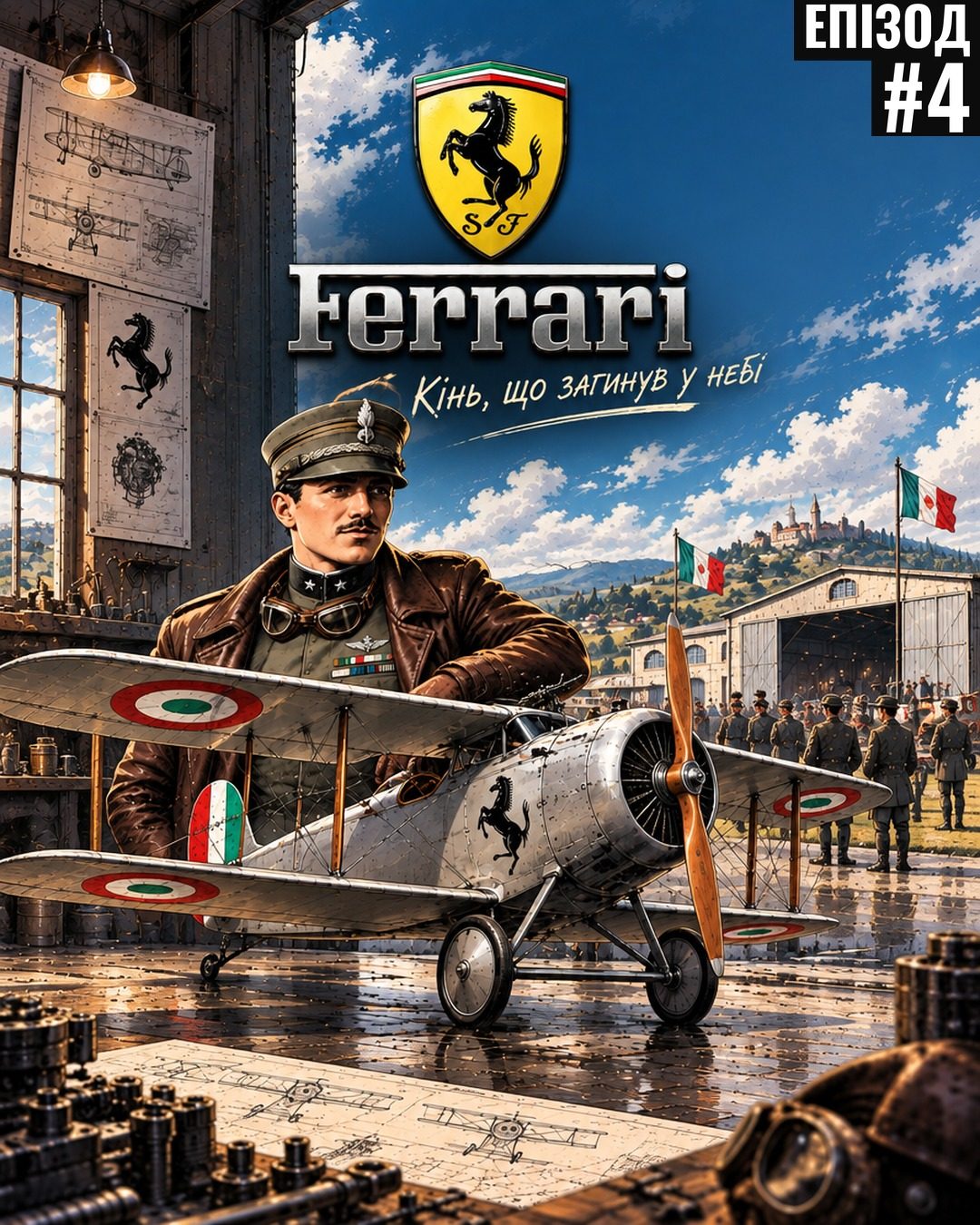 Франческо Баракка і винищувач SPAD з чорним конем — історія коня на логотипі Ferrari